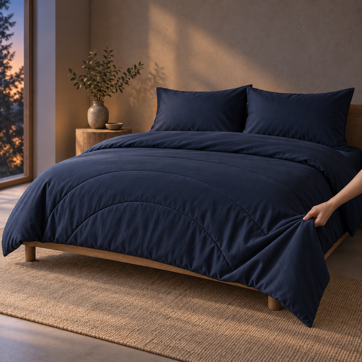 Noctelle Lyocell Duvet Set lifestyle view