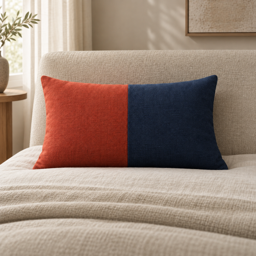 Cendre Block Cushion lifestyle view