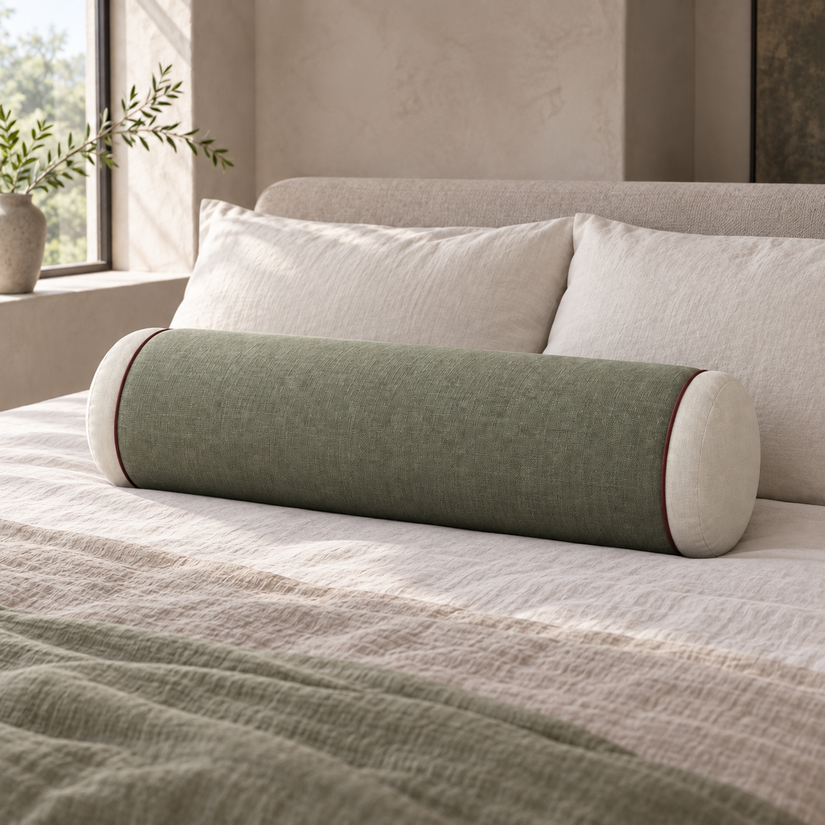 Marea Bolster Cushion lifestyle view