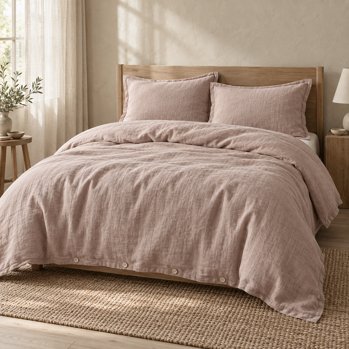 Mirelle Linen Duvet Set hero view