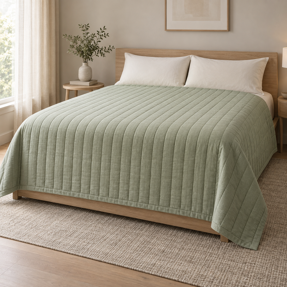 Orienne Channel Coverlet hero view